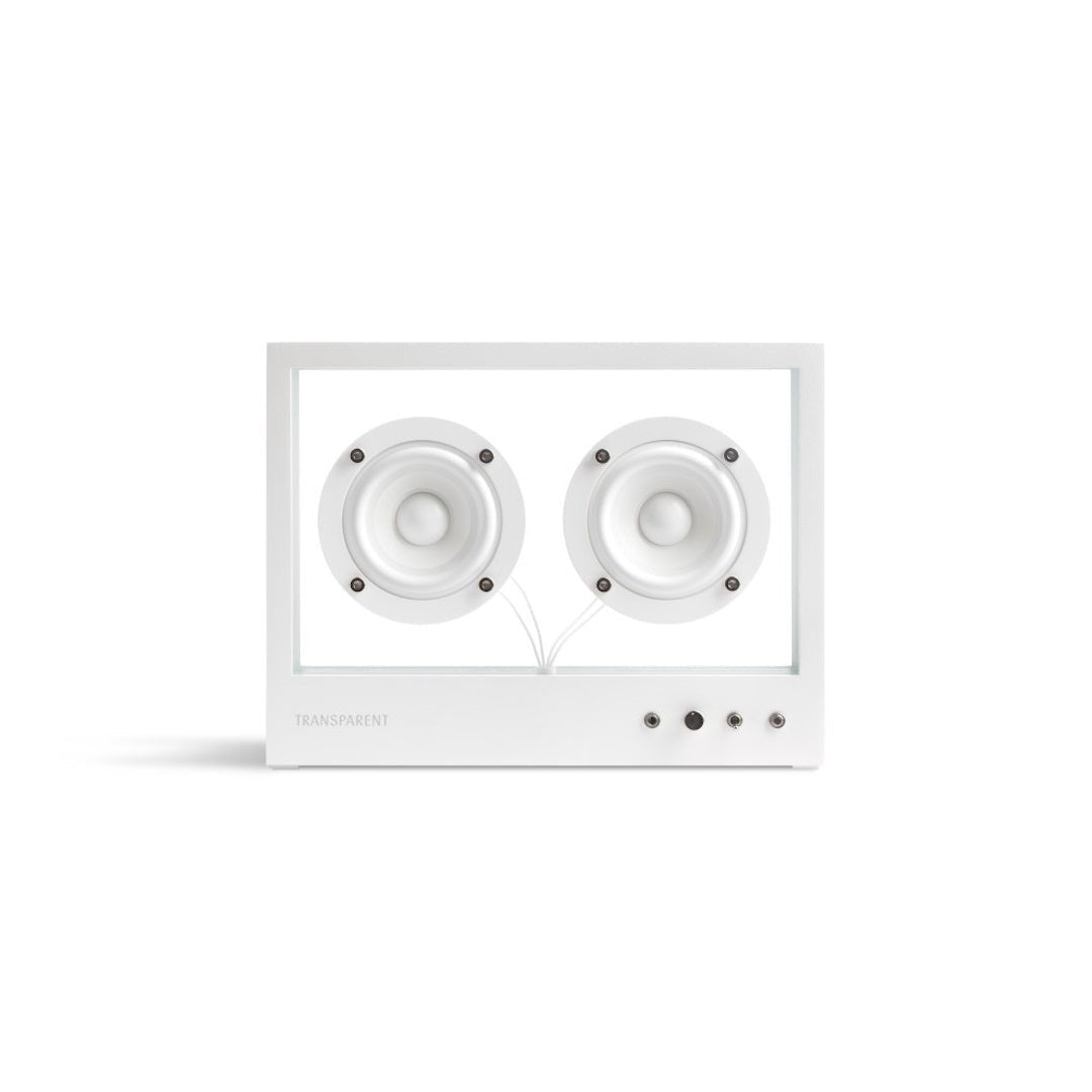 Small Transparent Speaker - White - ökenhem