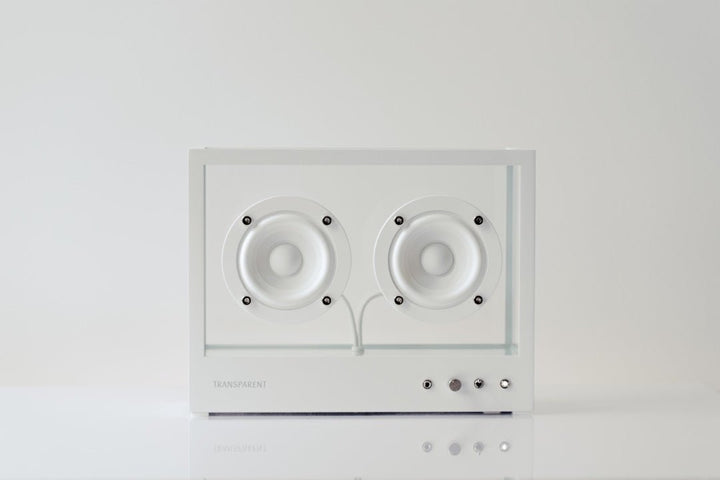 Small Transparent Speaker - White - ökenhem