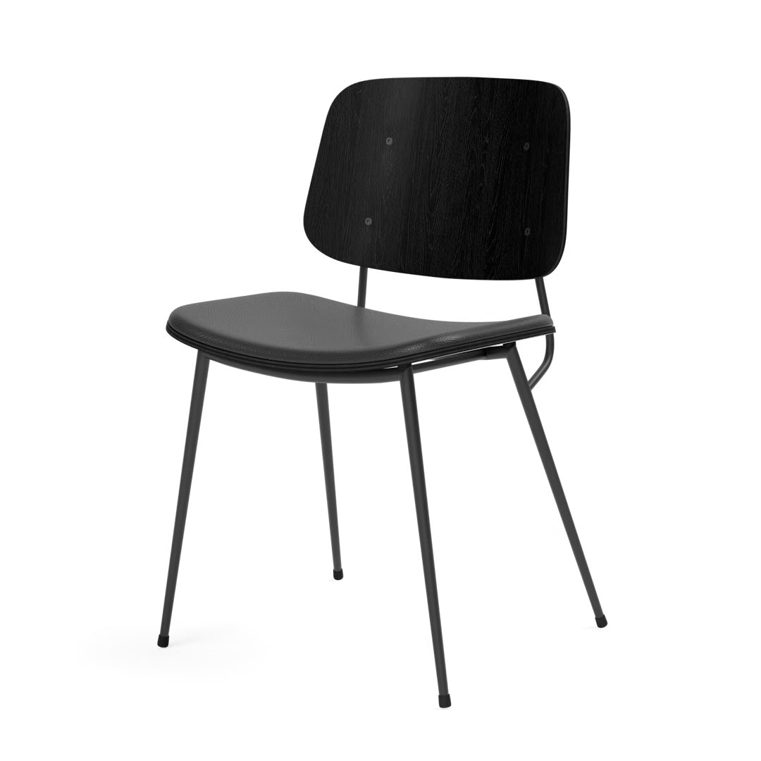 Soborg Chair - Steel Frame, Seat Upholstered - ökenhem