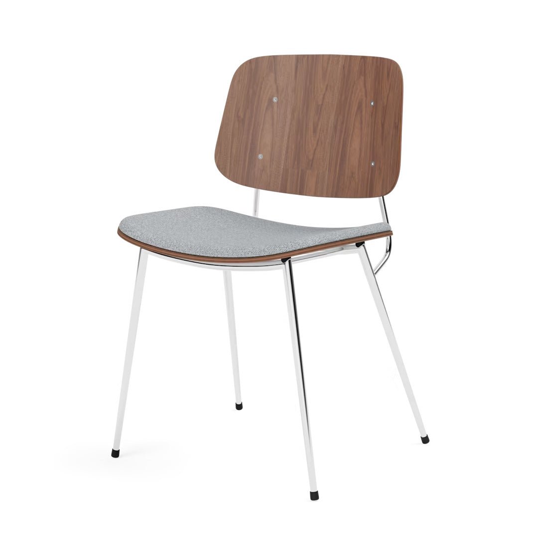 Soborg Chair - Steel Frame, Seat Upholstered - ökenhem