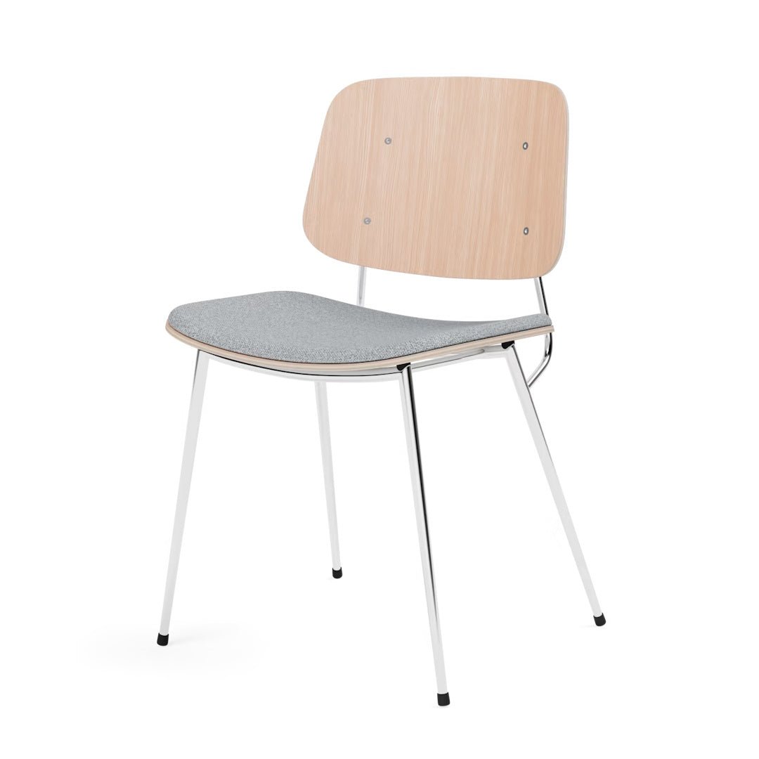 Soborg Chair - Steel Frame, Seat Upholstered - ökenhem