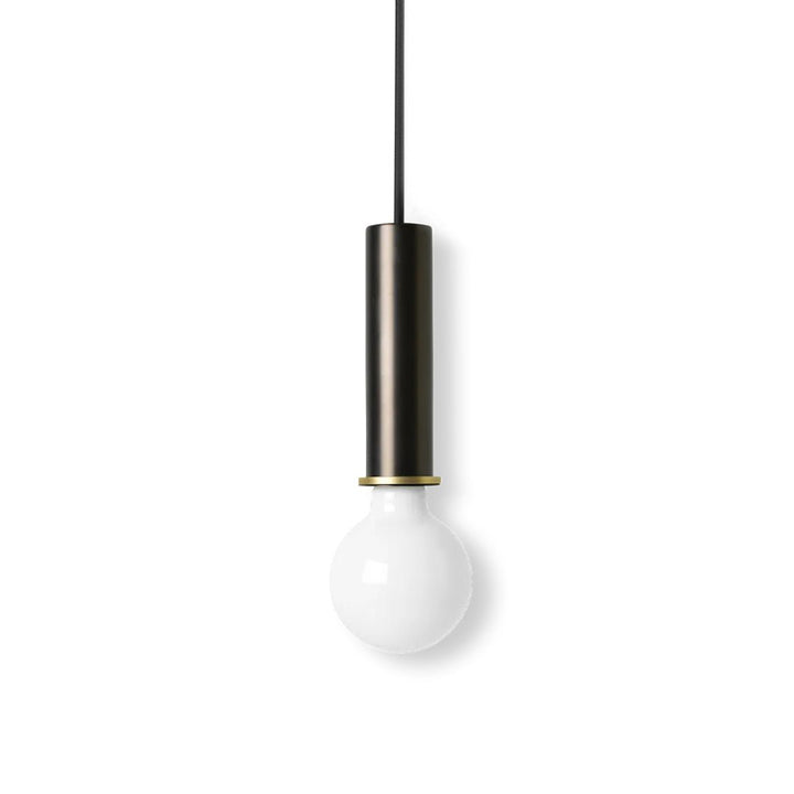 Socket Pendant High - Black Brass - ökenhem