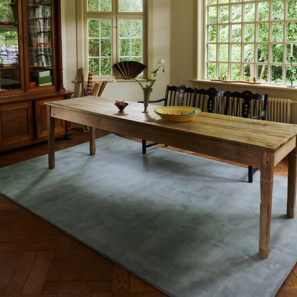 Solid Wool Rug - Blue Clair - ökenhem