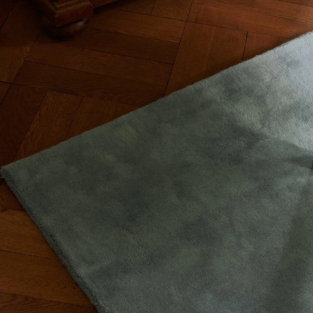 Solid Wool Rug - Blue Clair - ökenhem