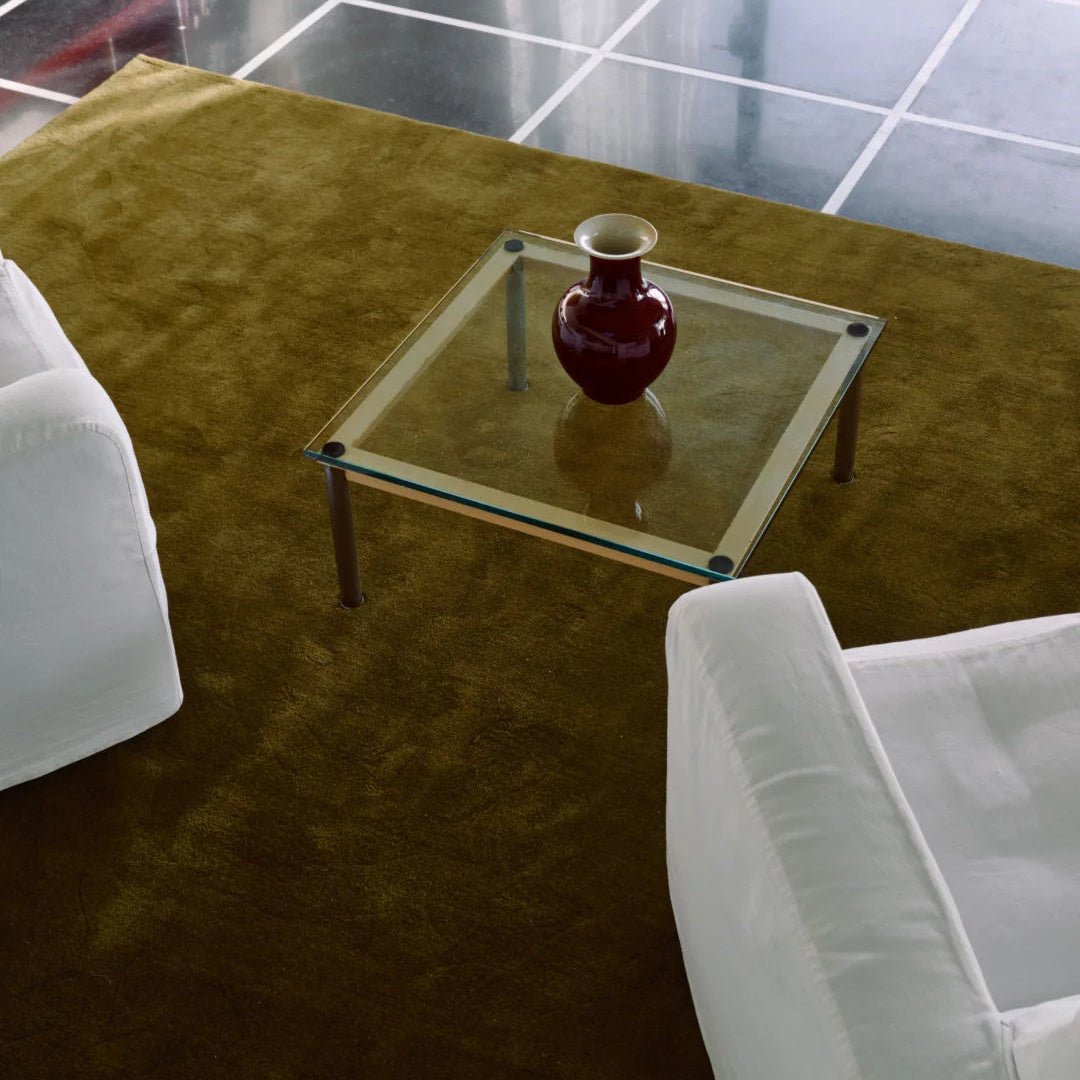 Solid Wool Rug - Green Umber - ökenhem
