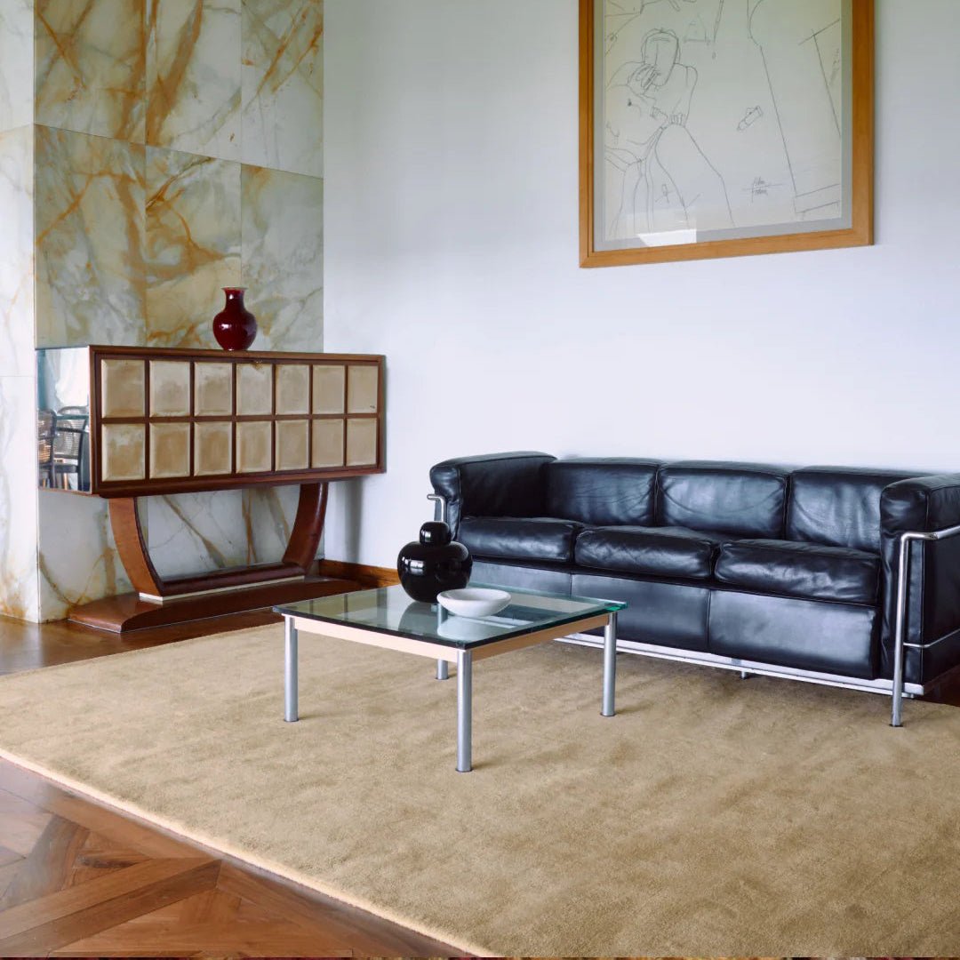 Solid Wool Rug - Soft Yellow - ökenhem