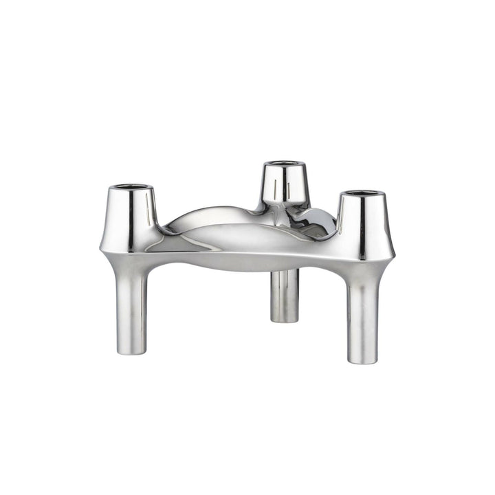 STOFF Nagel BMF Candle Holder, Chrome - ökenhem