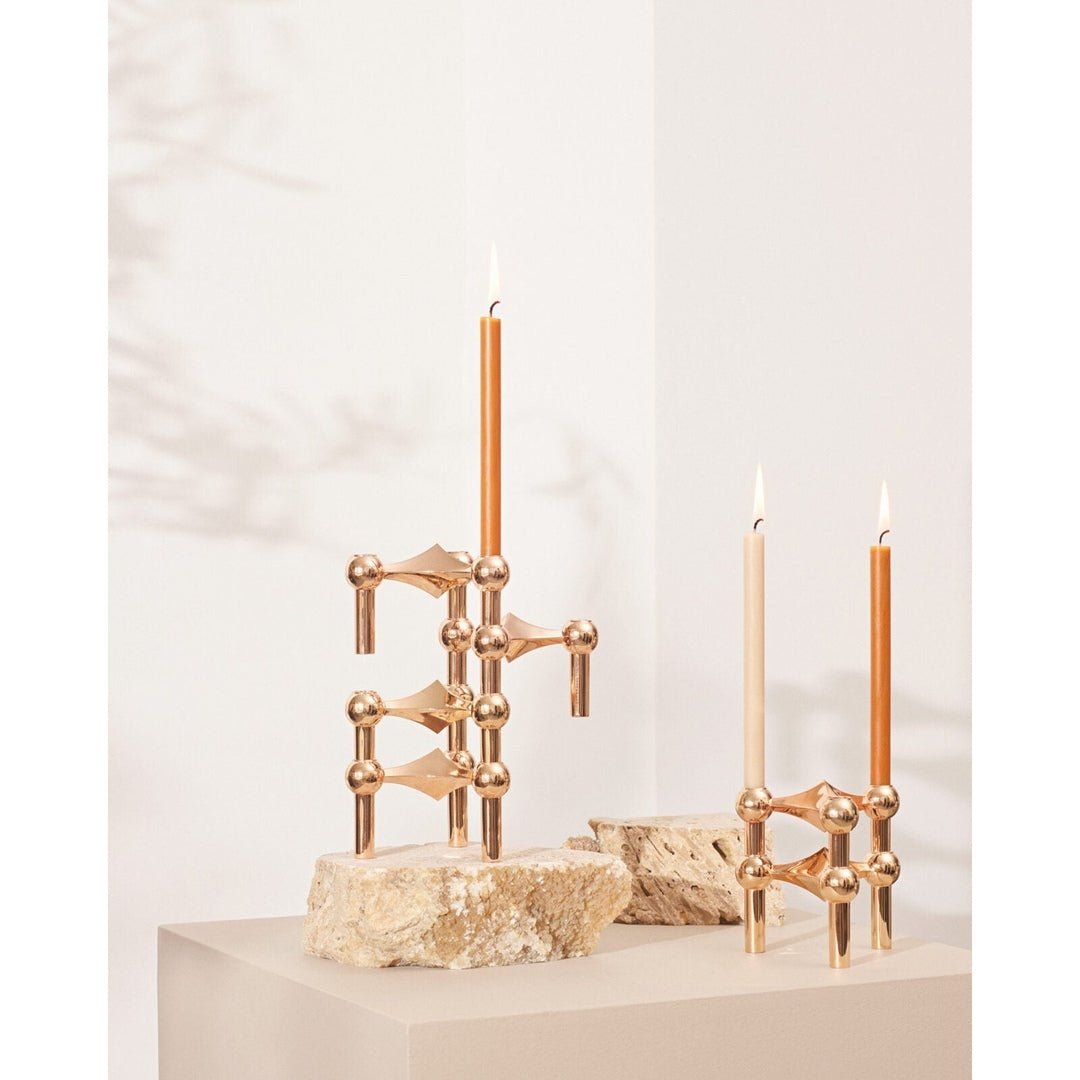 STOFF Nagel Candle, Camel, Set of 12 - ökenhem