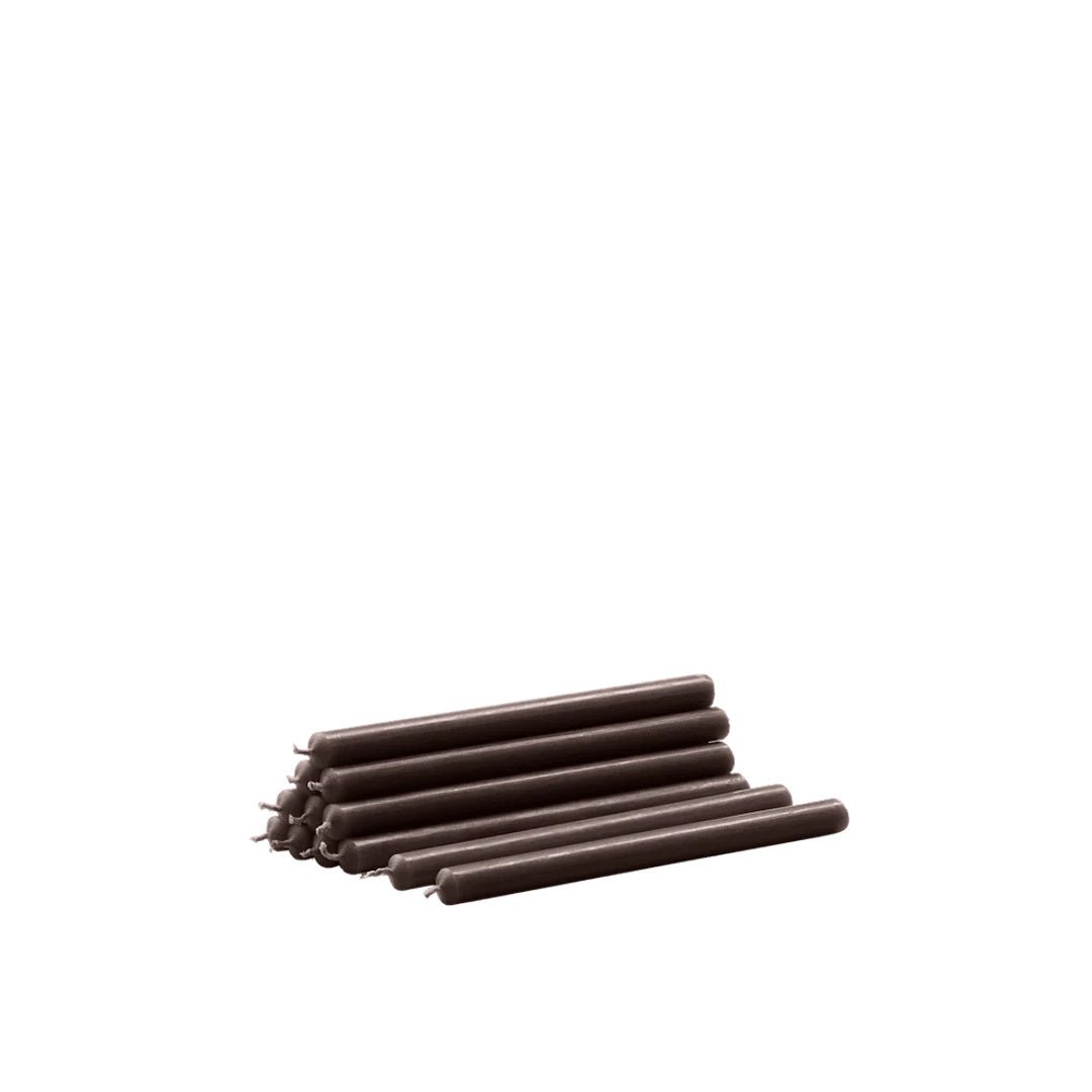 STOFF Nagel Candle, Hazelnut, Set of 12 - ökenhem