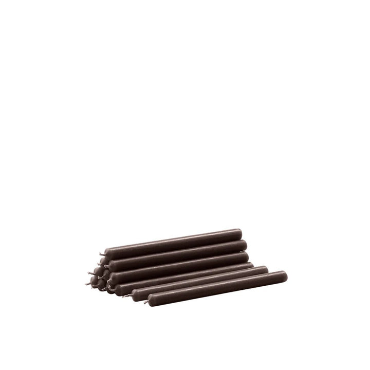 STOFF Nagel Candle, Hazelnut, Set of 12 - ökenhem