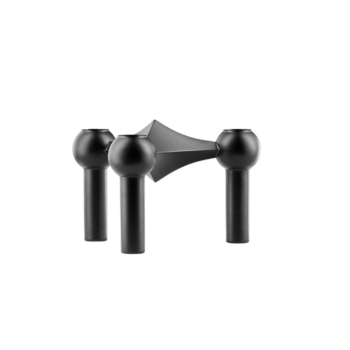 STOFF Nagel Candle Holder, Black - ökenhem