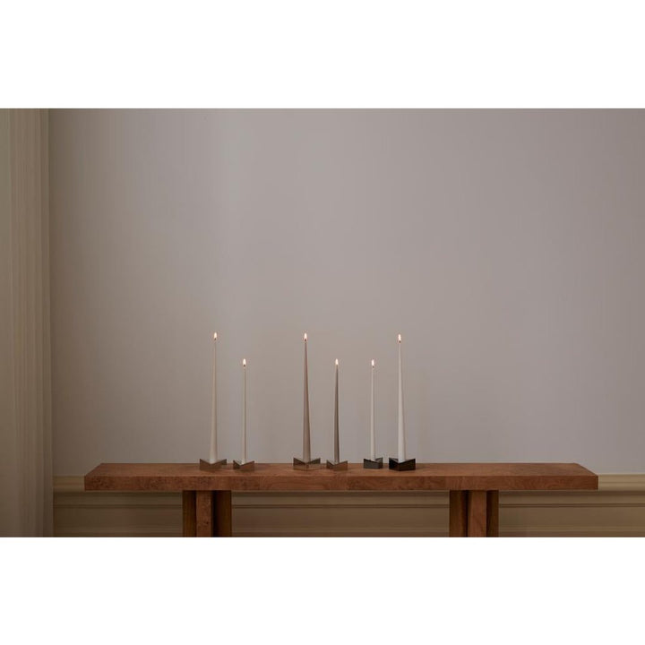 STOFF Nagel Large Taper Candles by Ester & Erik (box w/4 pcs) - Off White - ökenhem