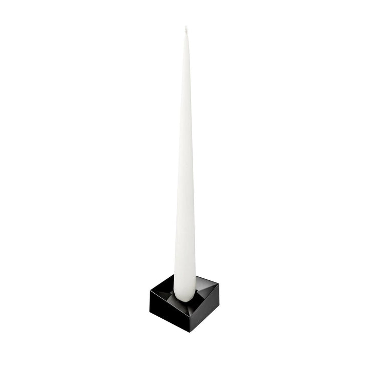 STOFF Nagel Reflect Candle Holder, Large, Black Chrome - ökenhem