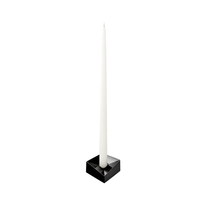 STOFF Nagel Reflect Candle Holder, Small, Black Chrome - ökenhem