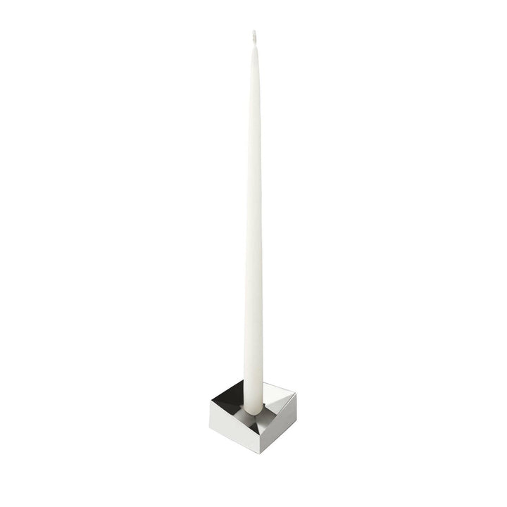 STOFF Nagel Reflect Candle Holder, Small, Chrome - ökenhem