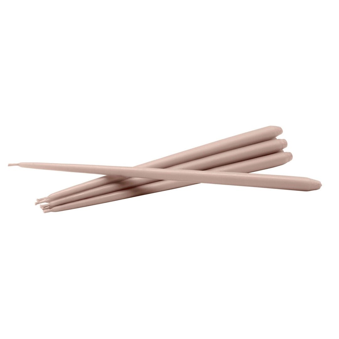 STOFF Nagel Taper Candle by Ester & Erik, Latte, Set of 6 - ökenhem