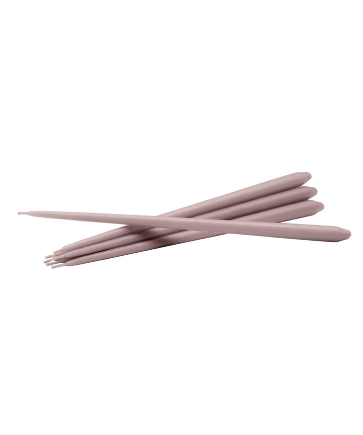 STOFF Nagel Taper Candle by Ester & Erik, Soft Rose, Set of 6 - ökenhem