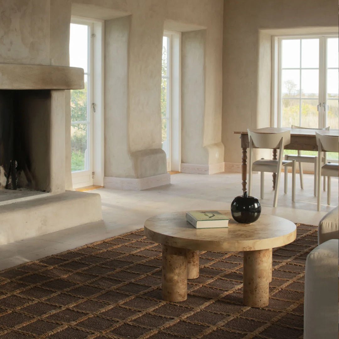 Strata Jute Rug - Brown - ökenhem