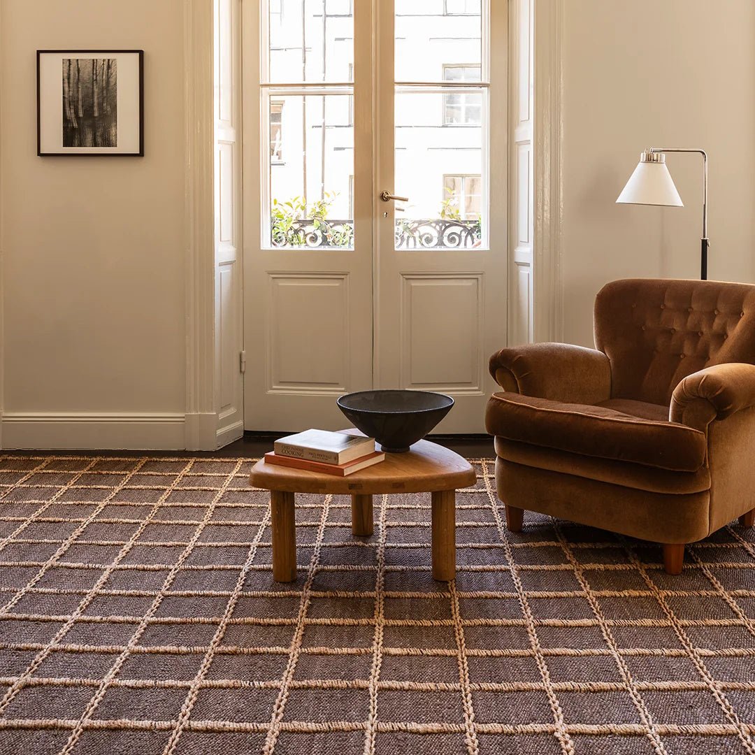 Strata Jute Rug - Brown - ökenhem