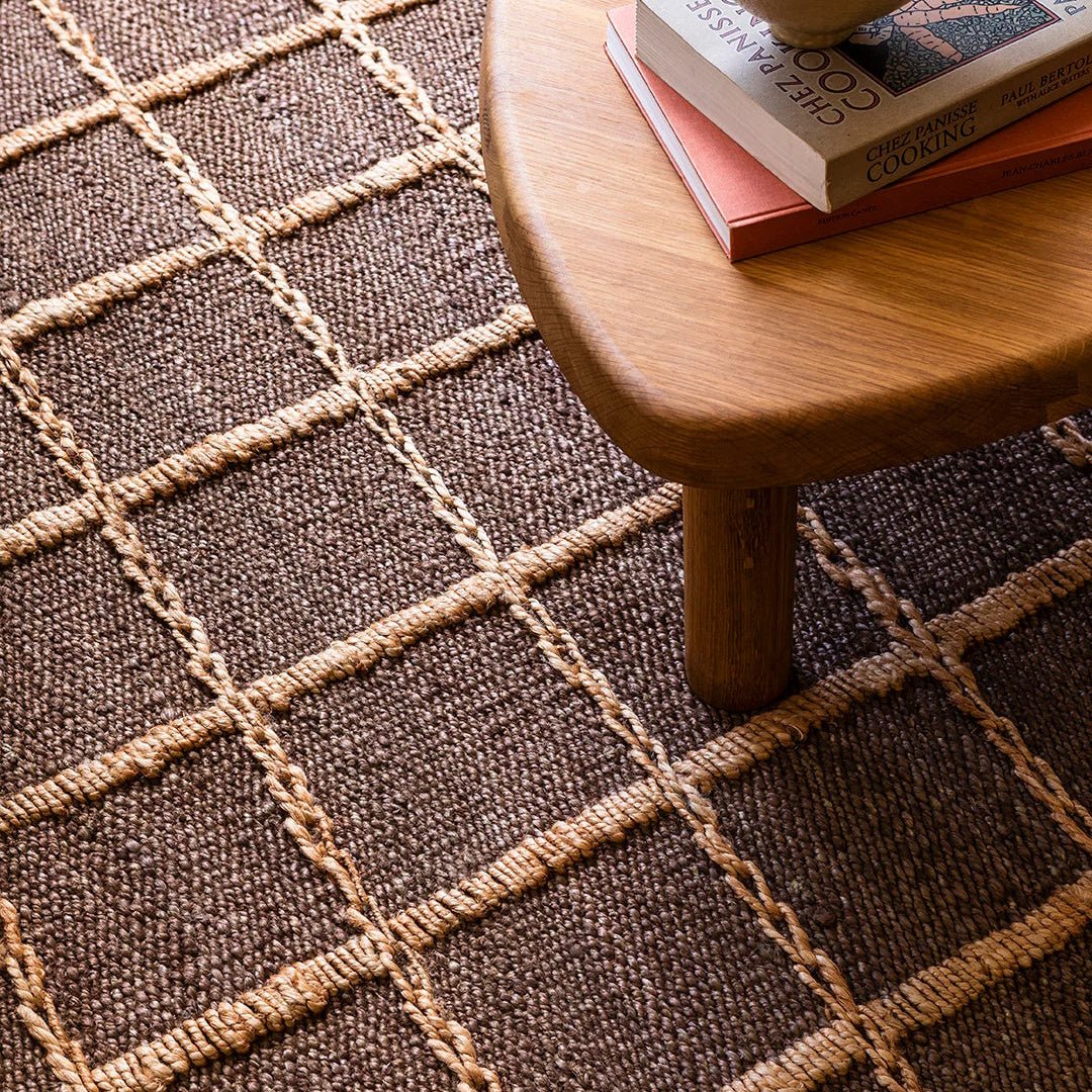 Strata Jute Rug - Brown - ökenhem