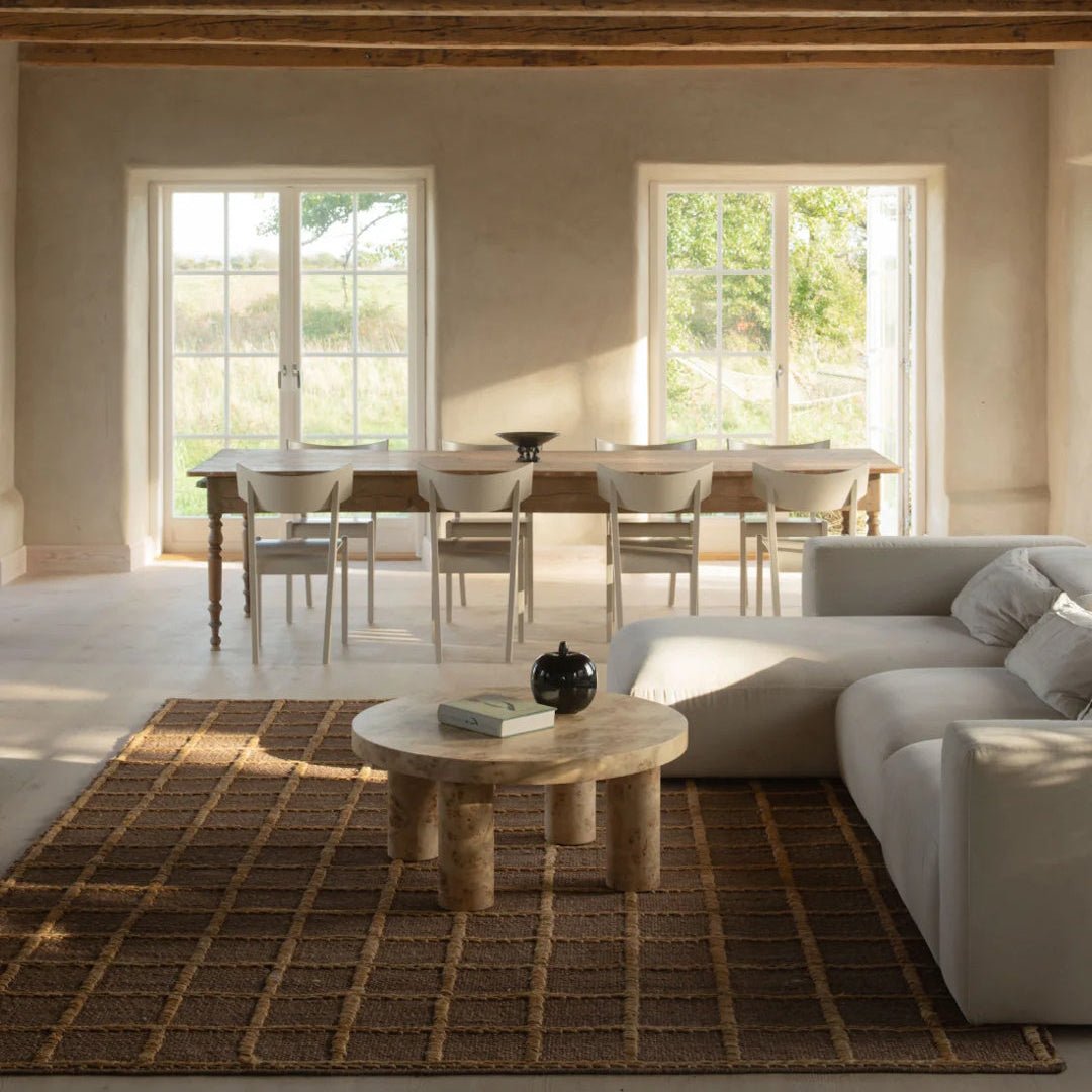 Strata Jute Rug - Brown - ökenhem