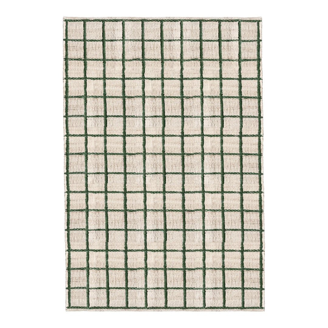 Strata Jute Rug - Green - ökenhem
