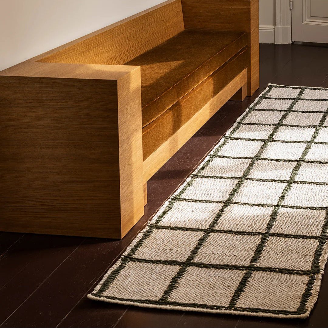 Strata Jute Rug - Green - ökenhem
