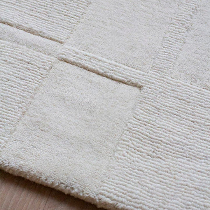 Swedish Grace Wool Rug - Bone White - ökenhem