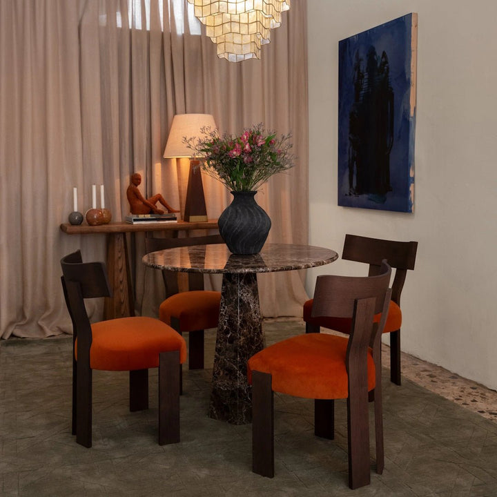 Swirl Vase Black Small - ökenhem