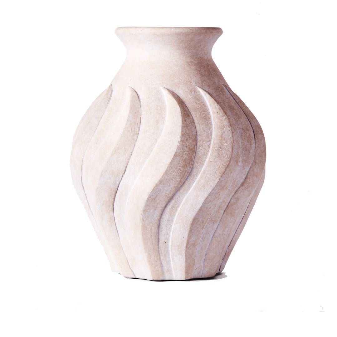 Swirl Vase White Large - ökenhem