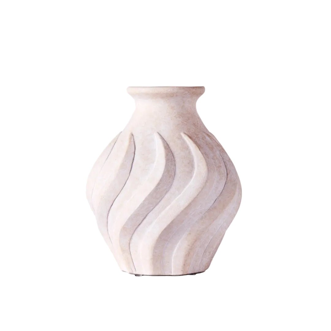 Swirl Vase White Small - ökenhem