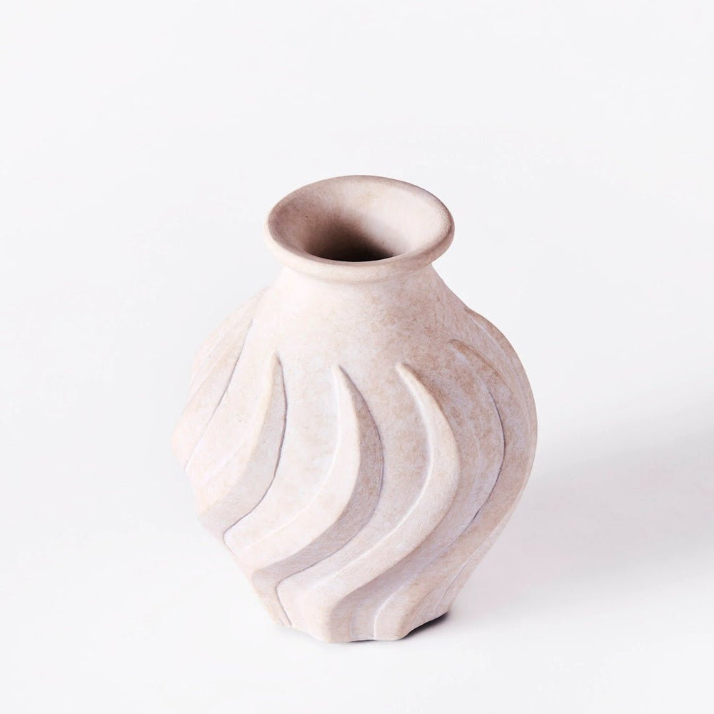 Swirl Vase White Small - ökenhem