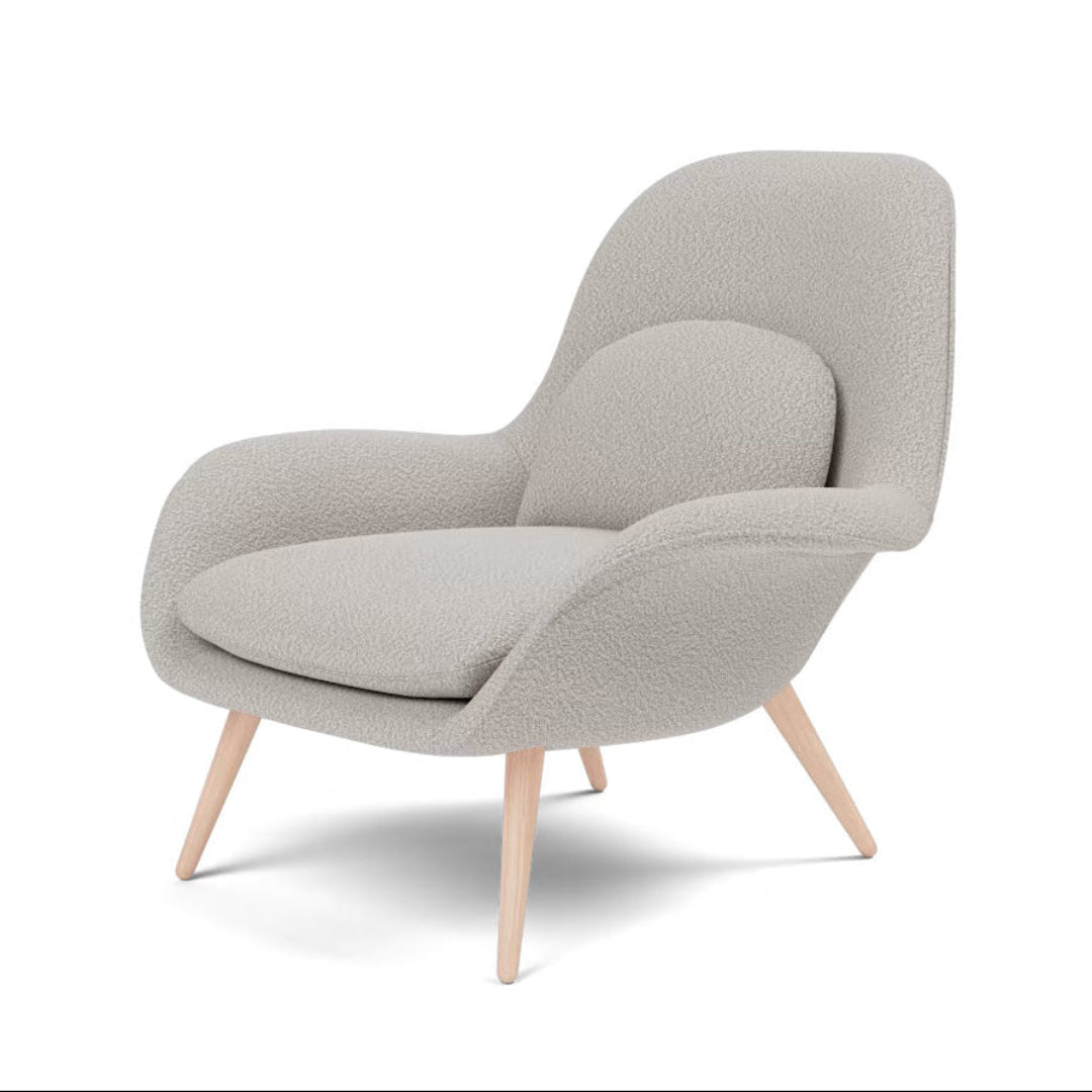 Swoon Lounge Chair - Fabric Shell - ökenhem