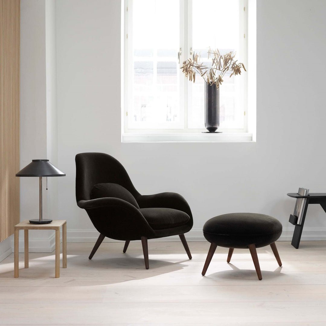 Swoon Lounge Chair - Fabric Shell - ökenhem