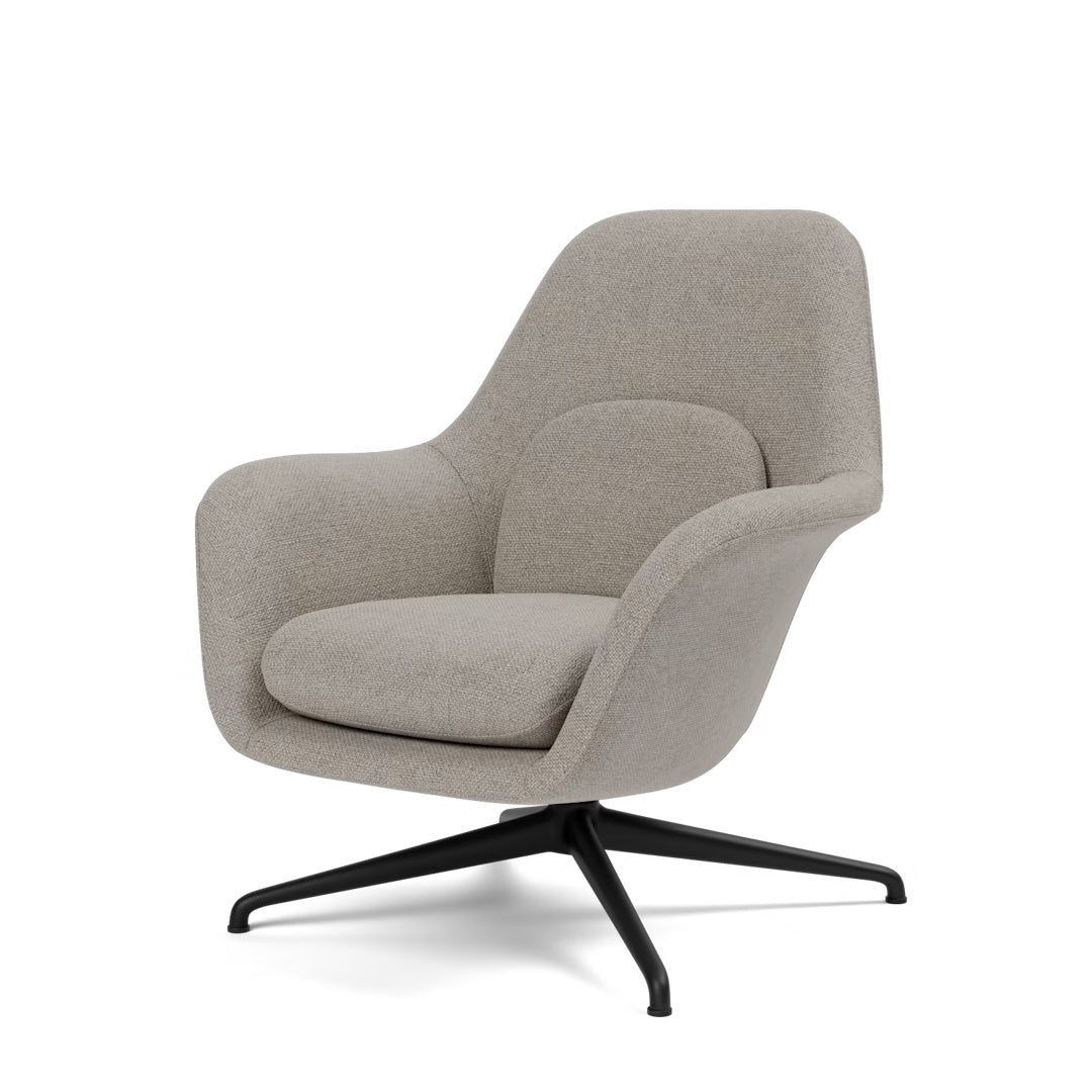 Swoon Lounge Swivel Chair - Petit - Fabric Shell - ökenhem