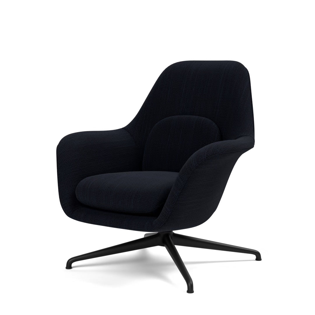 Swoon Lounge Swivel Chair - Petit - Fabric Shell - ökenhem