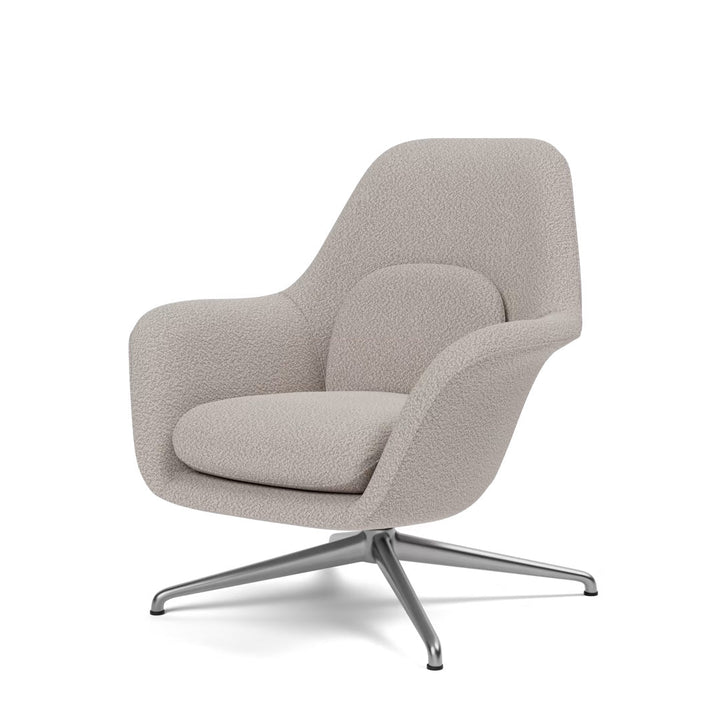 Swoon Lounge Swivel Chair - Petit - Fabric Shell - ökenhem