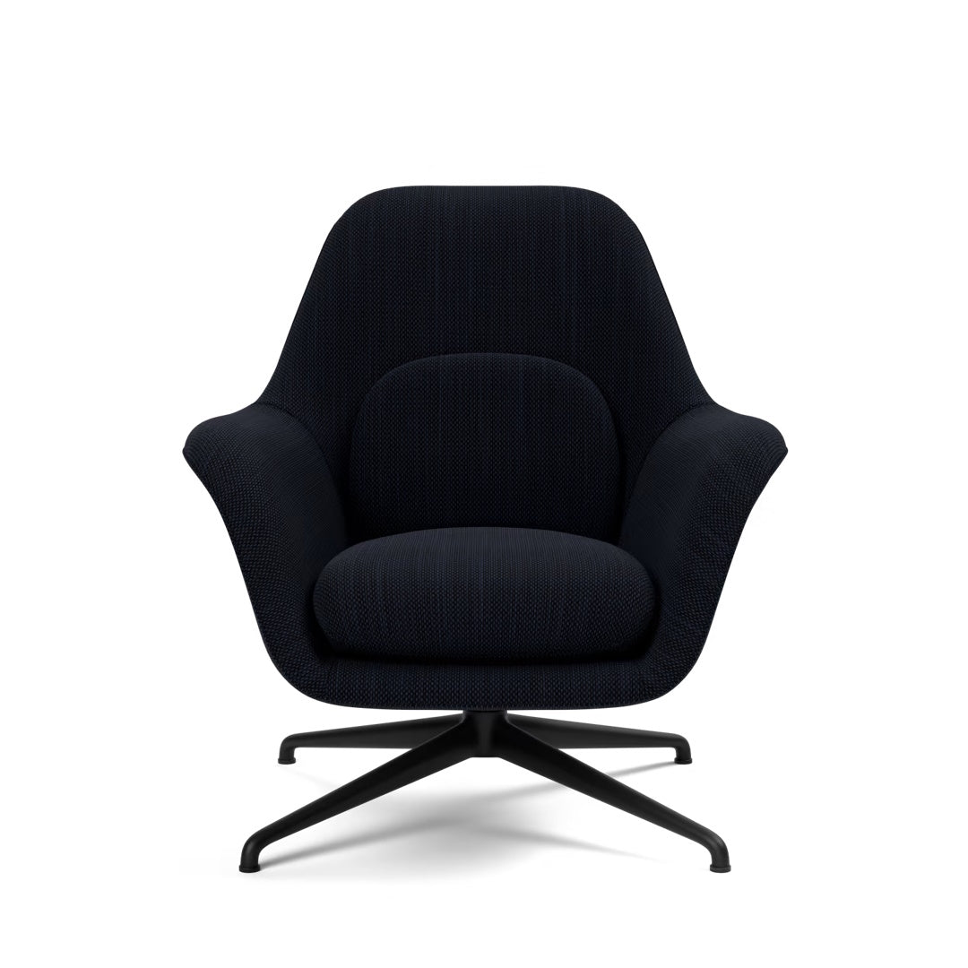 Swoon Lounge Swivel Chair - Petit - Fabric Shell - ökenhem