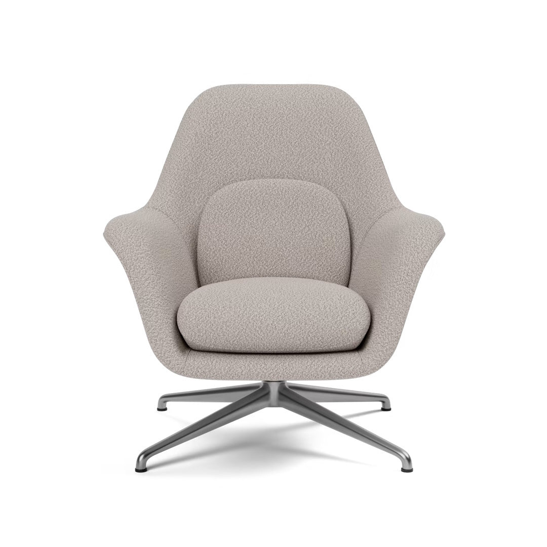 Swoon Lounge Swivel Chair - Petit - Fabric Shell - ökenhem