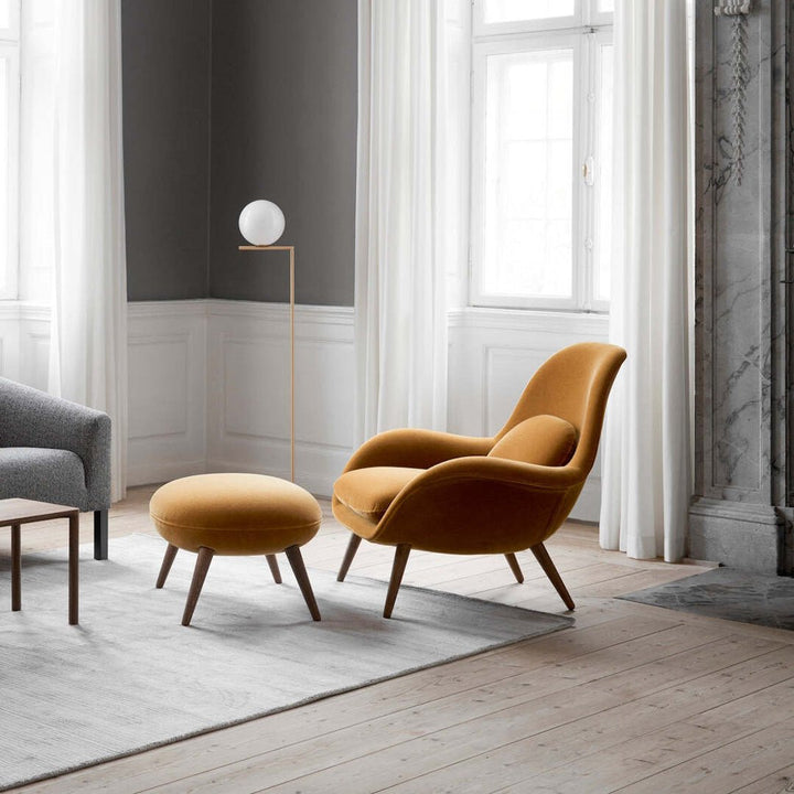 Swoon Ottoman - Fabric Shell - ökenhem