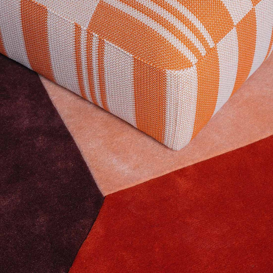 Teklan Box Wool Rug - Corals - ökenhem