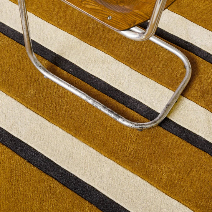 Teklan Diagonal Wool Rug - Sand - ökenhem