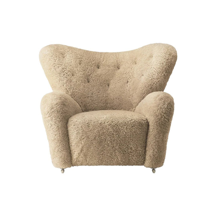 The Tired Man Lounge Chair, Sheepskin - ökenhem