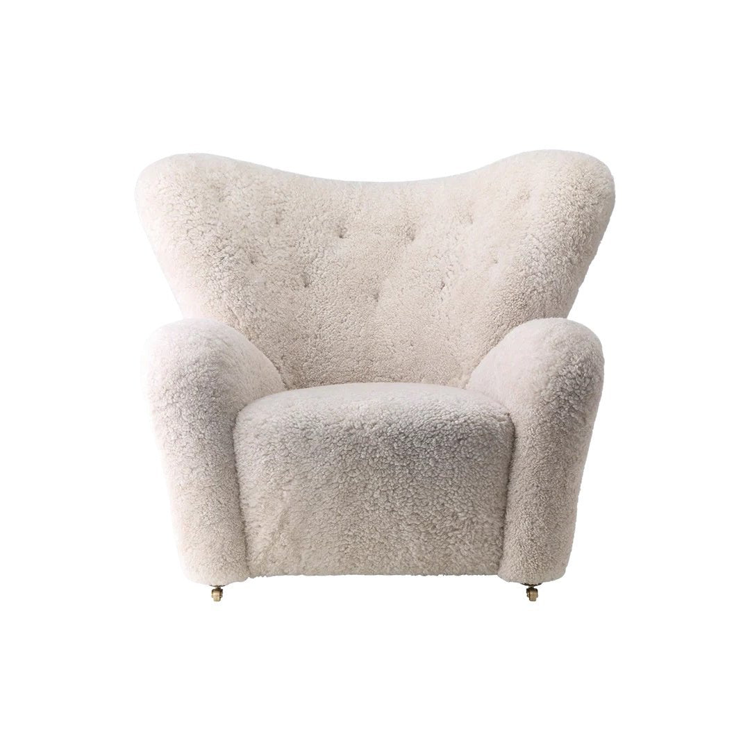 The Tired Man Lounge Chair, Sheepskin - ökenhem