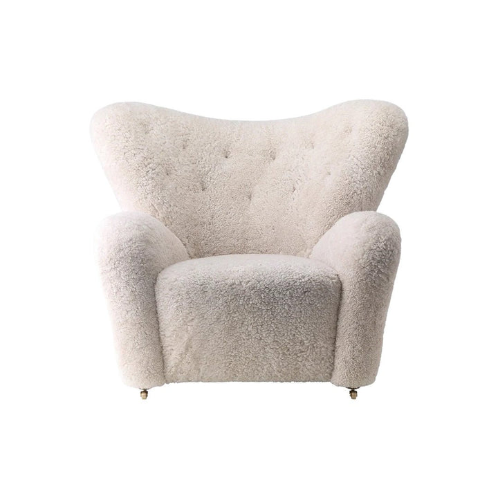 The Tired Man Lounge Chair, Sheepskin - ökenhem