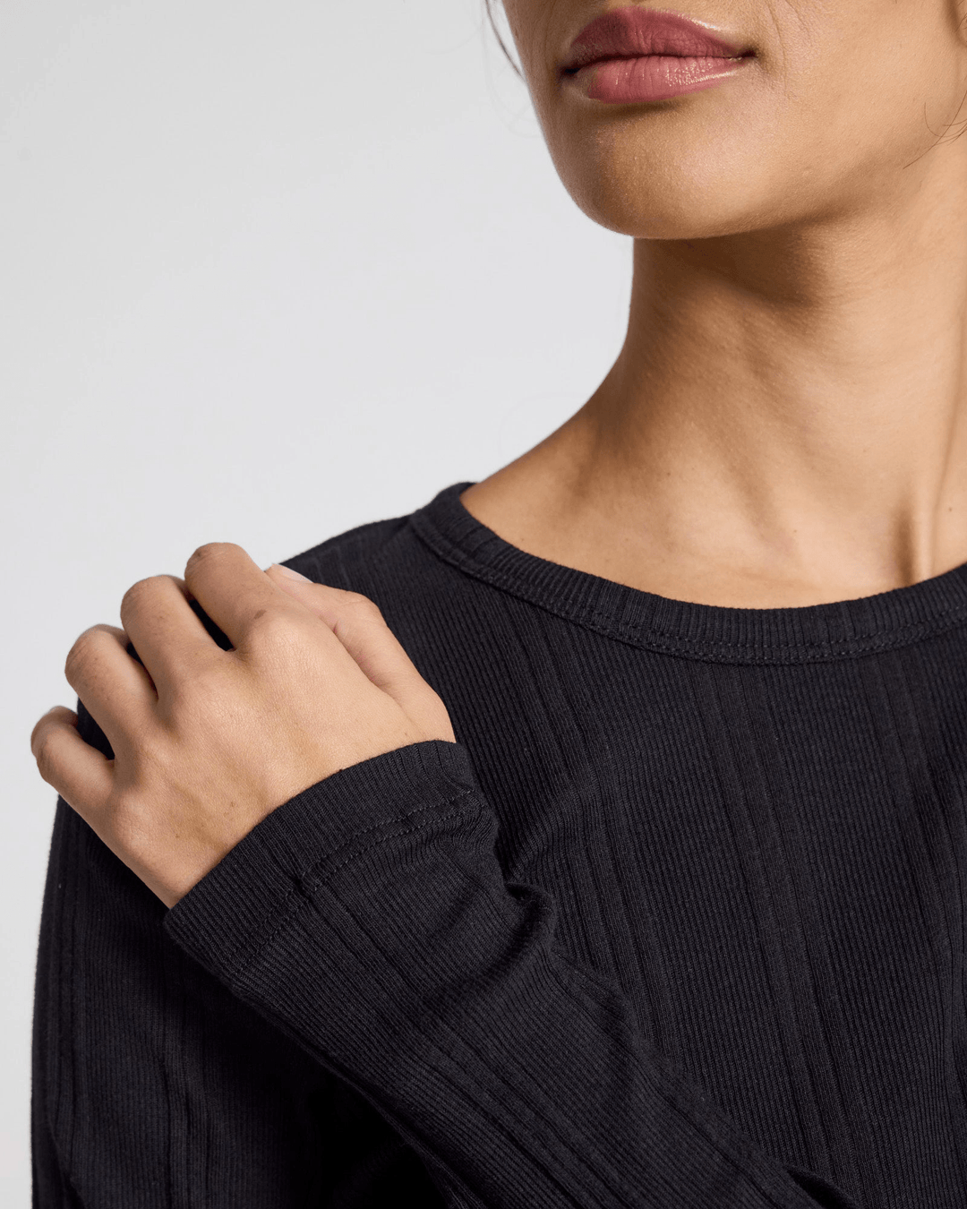 Thyra Long Sleeve Cotton Top - ökenhem