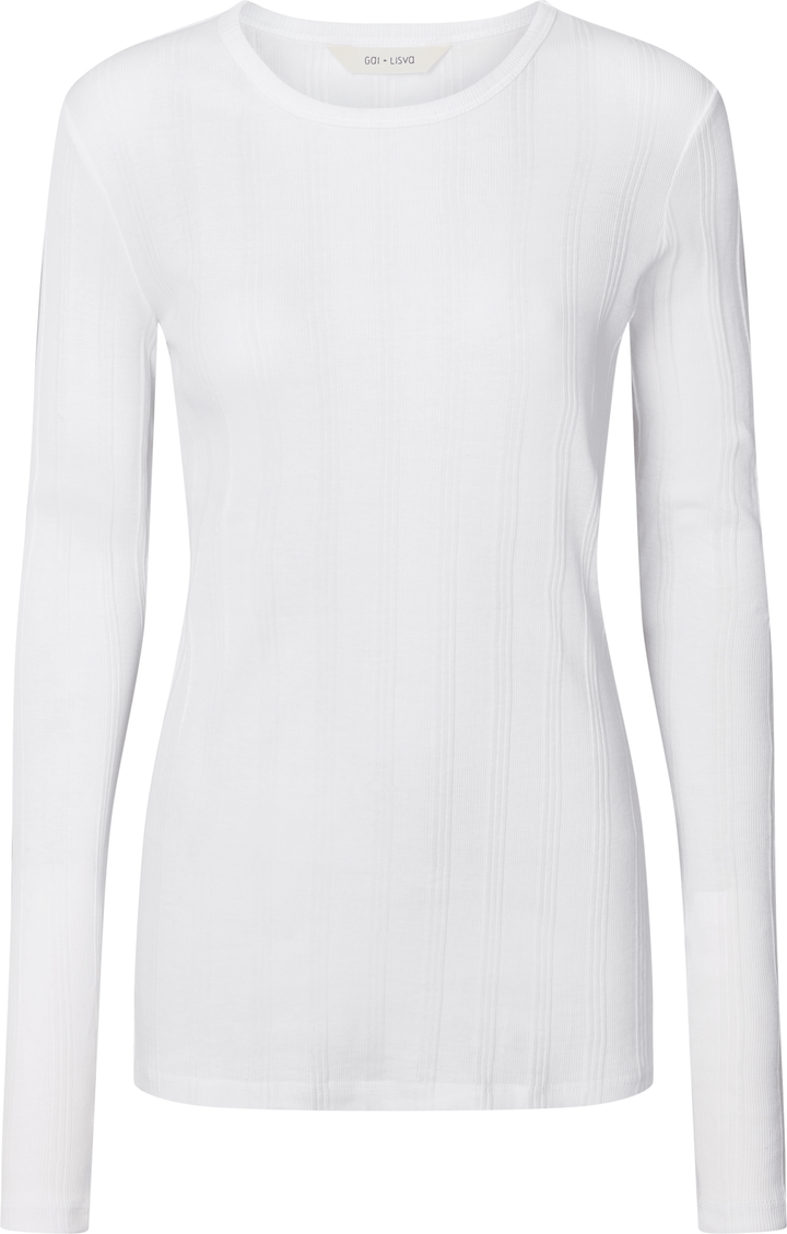 Thyra Long Sleeve Cotton Top - ökenhem