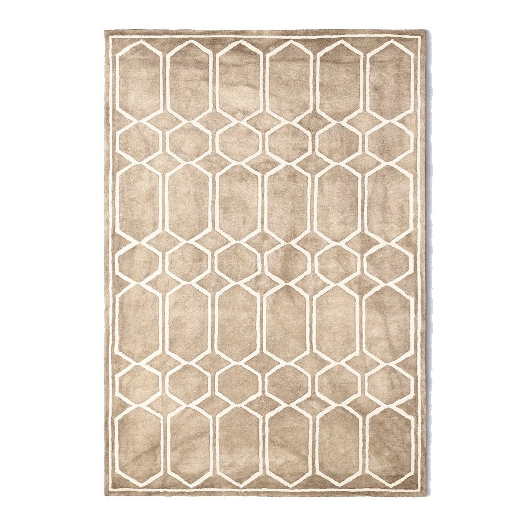 Tie Dye Beige Rug - ökenhem