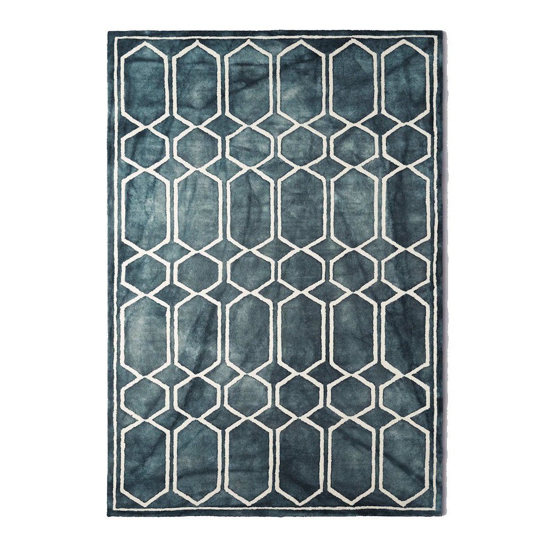 Tie Dye Graphite Ink Rug - ökenhem