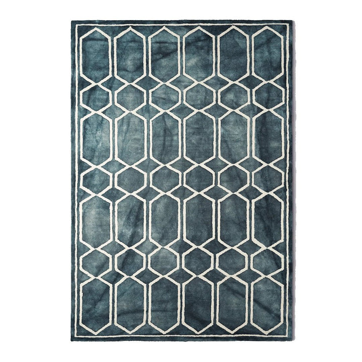 Tie Dye Graphite Ink Rug - ökenhem